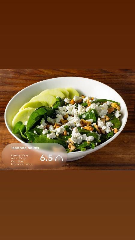 İspanaq Salatı 