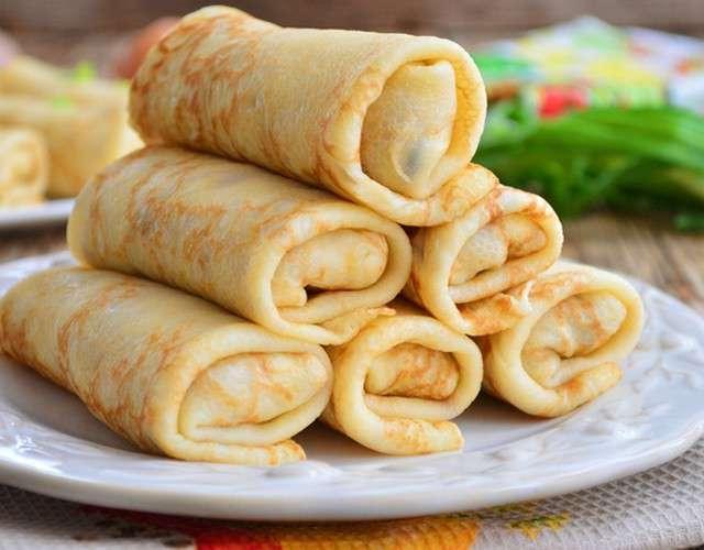 Картофельный блинчик с куриным стротоновым