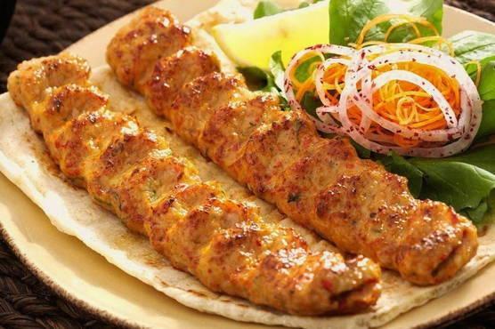 Люля-кебаб из курицы на мангале