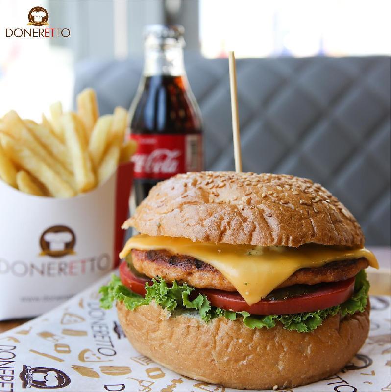 Toyuq burger