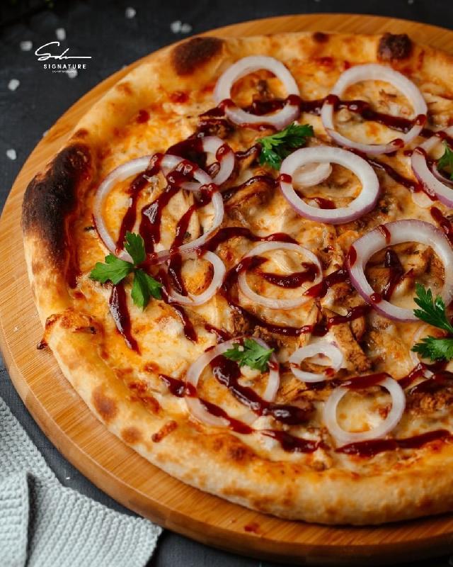 BBQ pizza