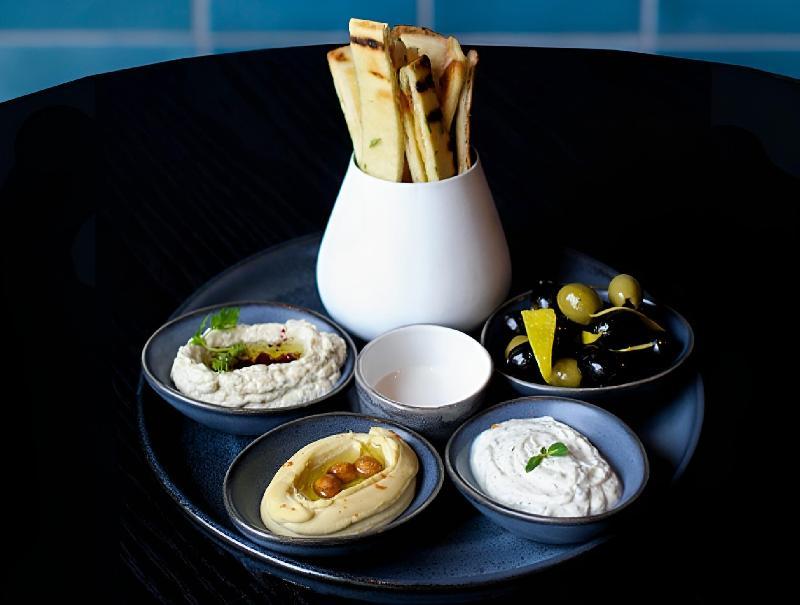 Hummus, Mutabal, Haydari