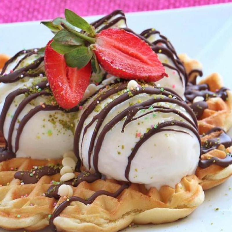 Waffle Dondurmalı
