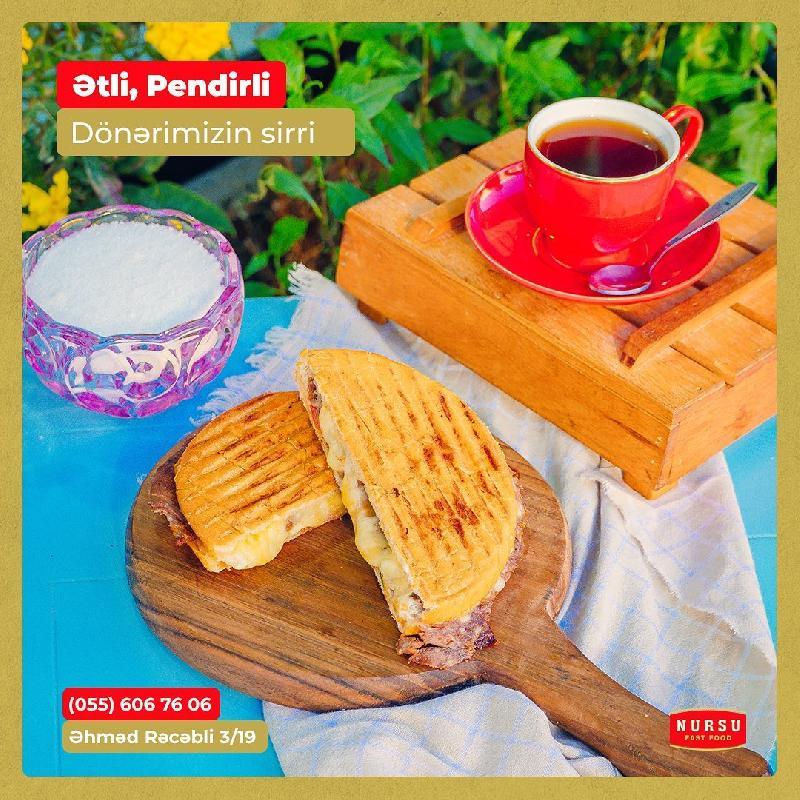 Dönər ət pendirli