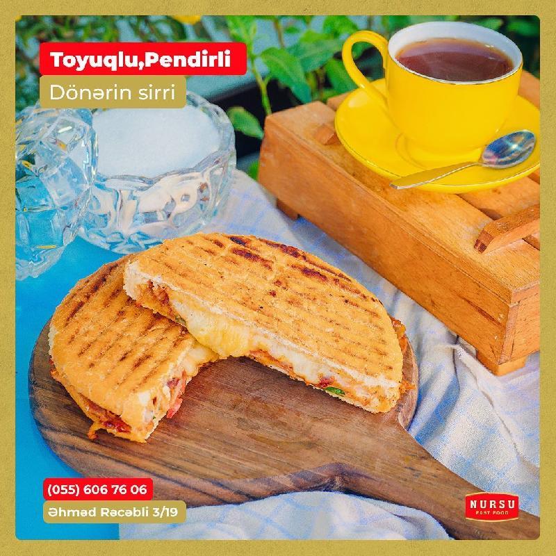 Dönər Toyuq pendirli