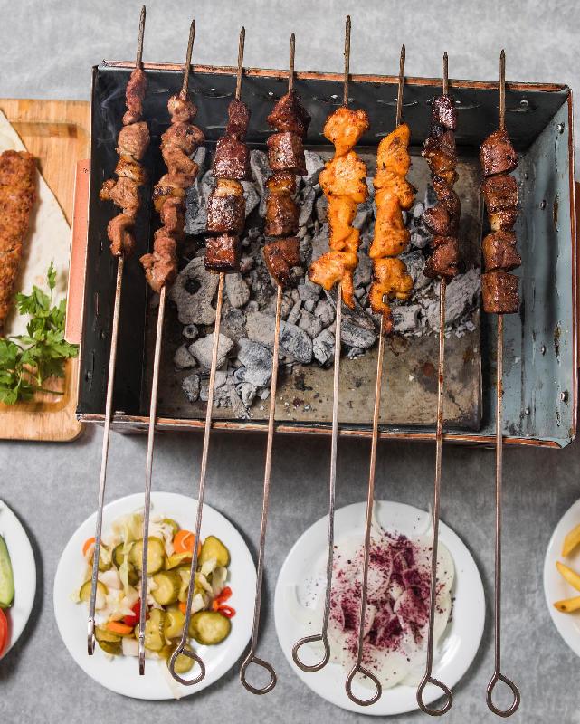 Türk porsion kabab seti