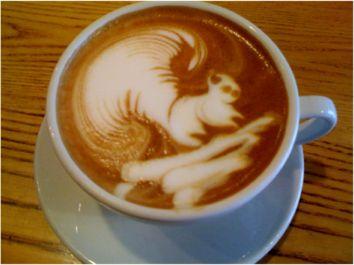 Squirrel's latte