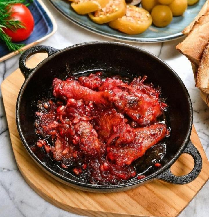 Kənd çolpası nar sousunda