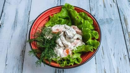 Göbələk Salatı 