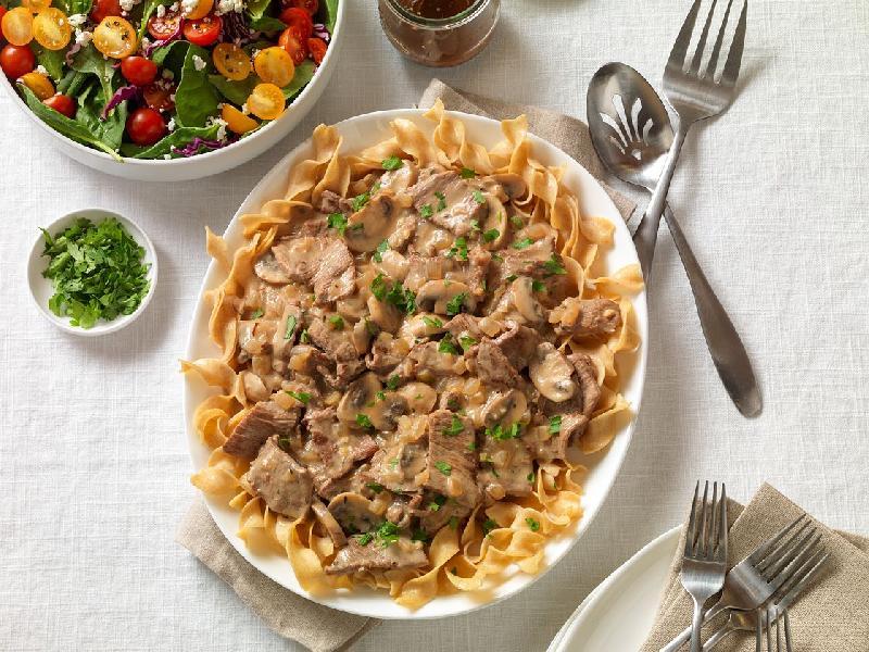Beef stroganoff