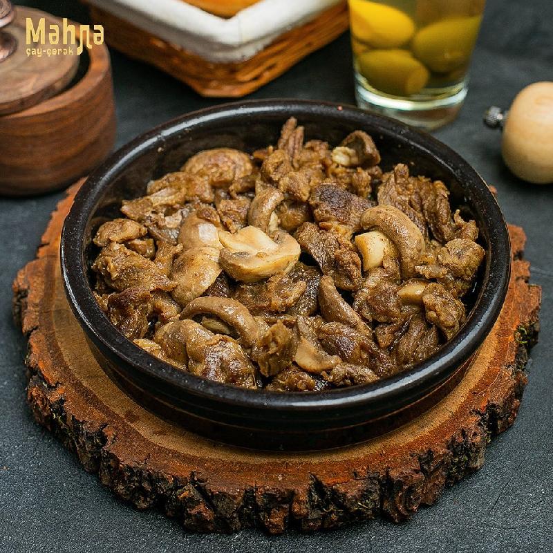 Şirəli dana qovurma