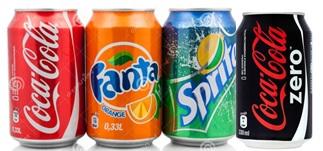 Cola/Cola Zero/Fanta/Sprite