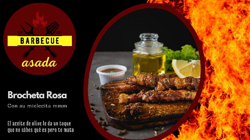 Brocheta Rosa