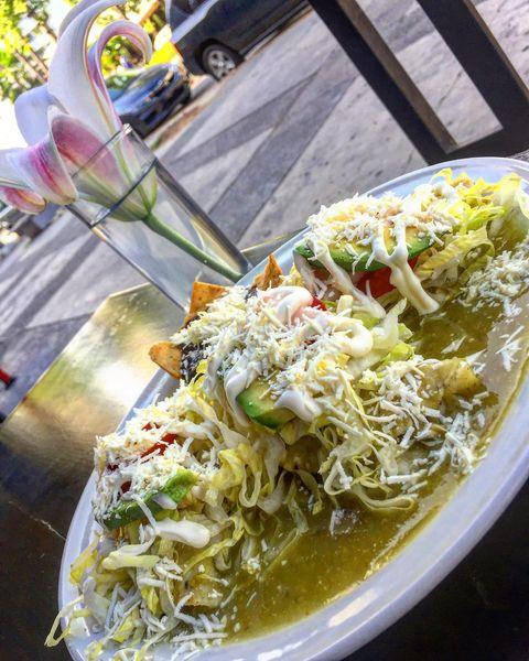 Enchiladas verdes