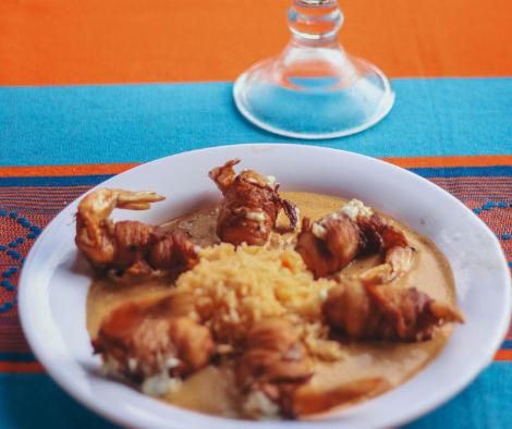 Camarones envueltos