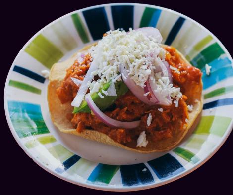 Tostada de Mariscos