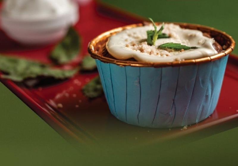 Souffle with wihite chocolate