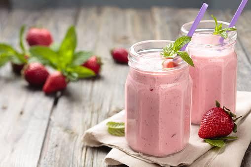 Milk Shake Çiyələk
