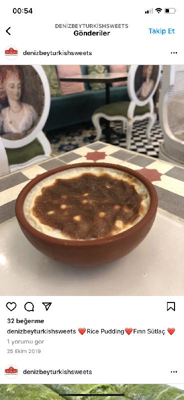 Firin Sutlac Rice Pudding