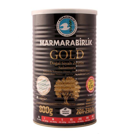 Marmarabirlik Black Olives Gold Medium 