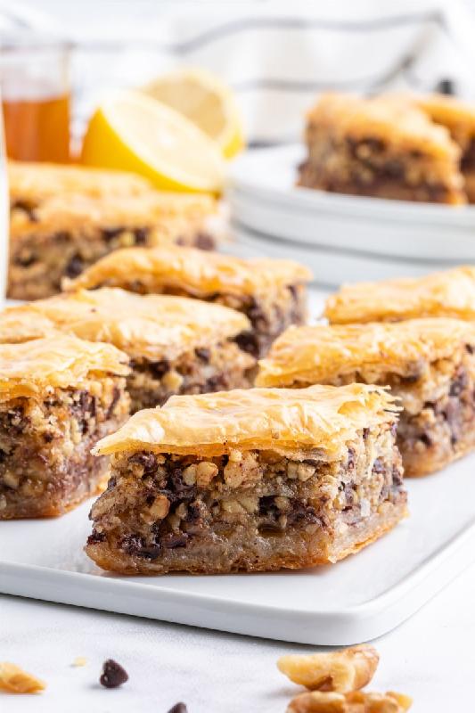 Chocolate Baklava Portion