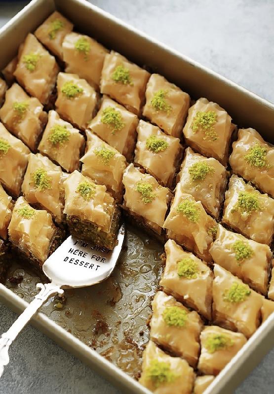 Pistachio Baklava Portion