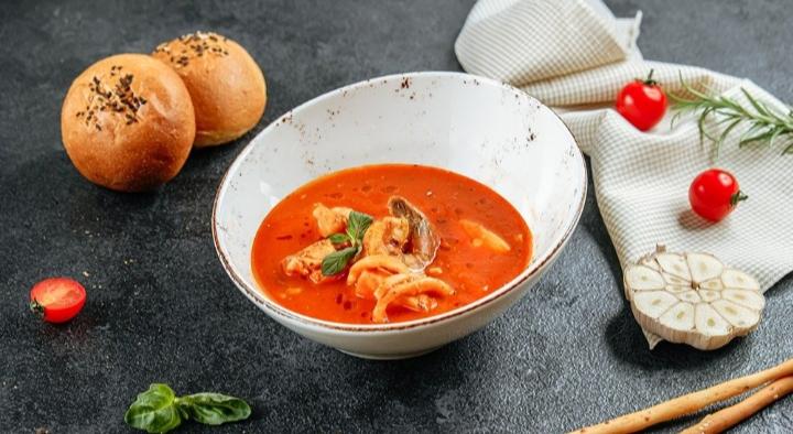 Dəniz Məhsulları Şorbası