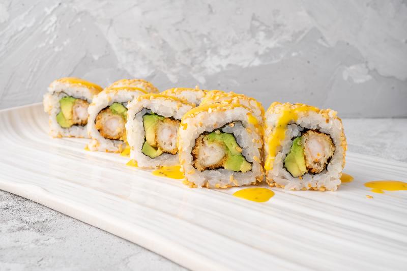 Sesami ebi roll