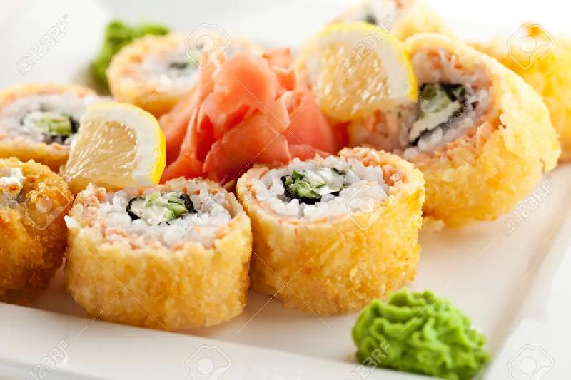 Hot roll salmon