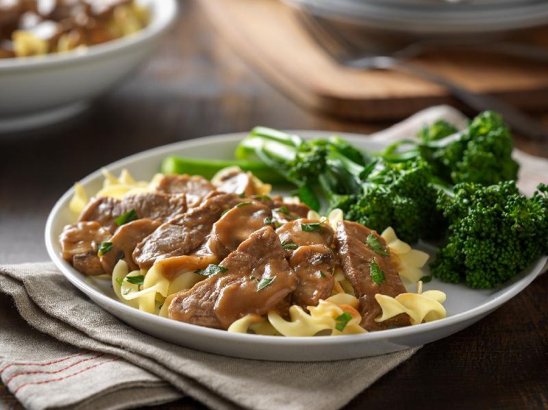 Beef stroganoff