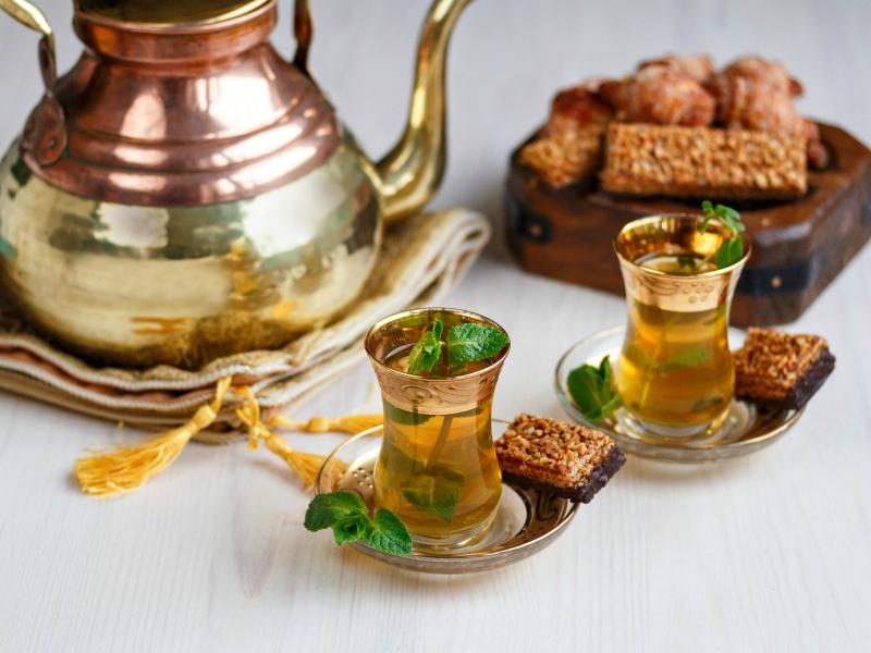 Ədviyyatlı marakeş çayı