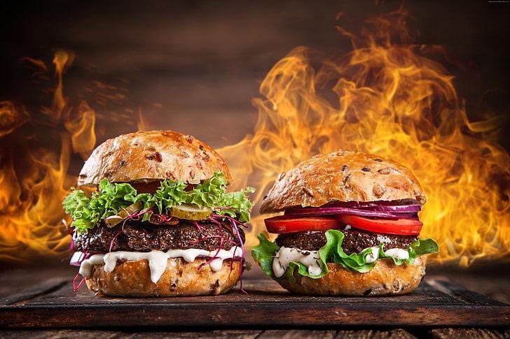 İkili burger