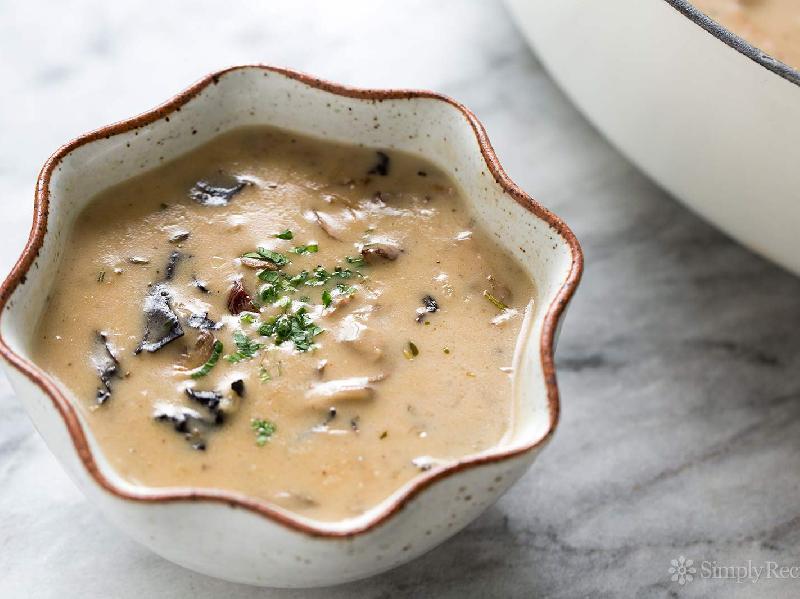 Wild mushroom soup