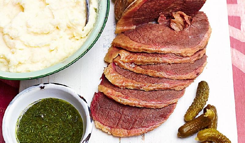Slightly salted beef
