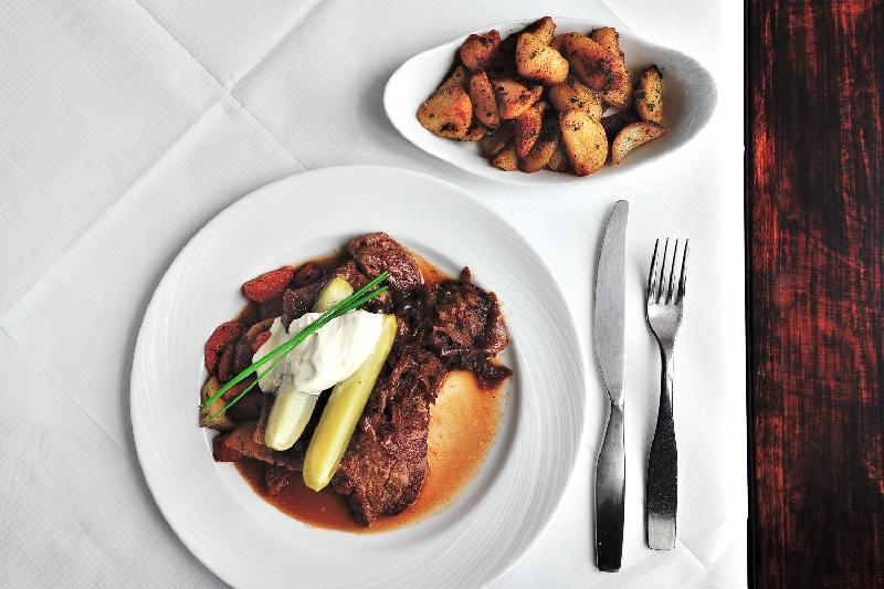 Beef steak à la Sea Horse