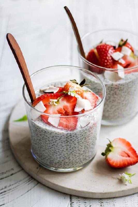 Chia pudding coconut milk