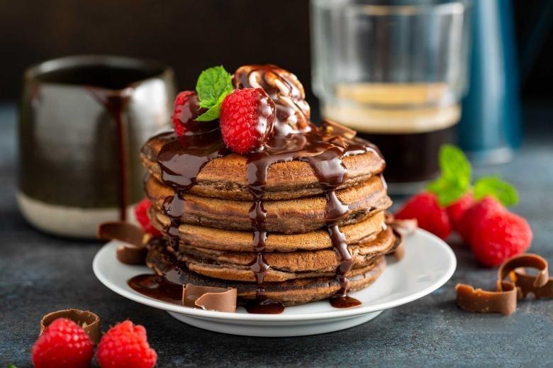 Pancake şokoladlı