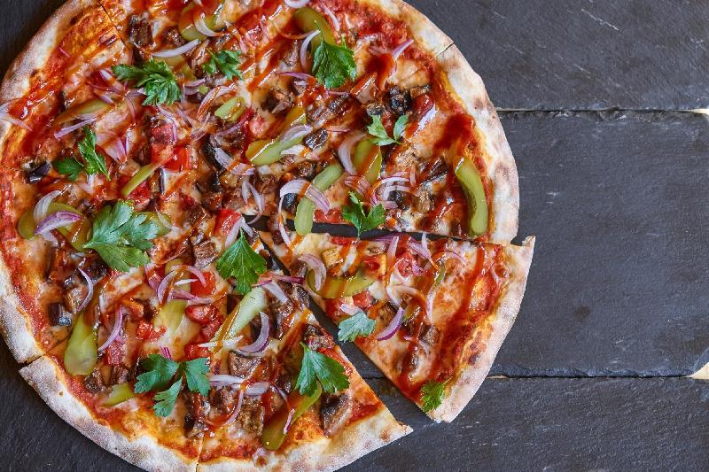 BBQ pizza