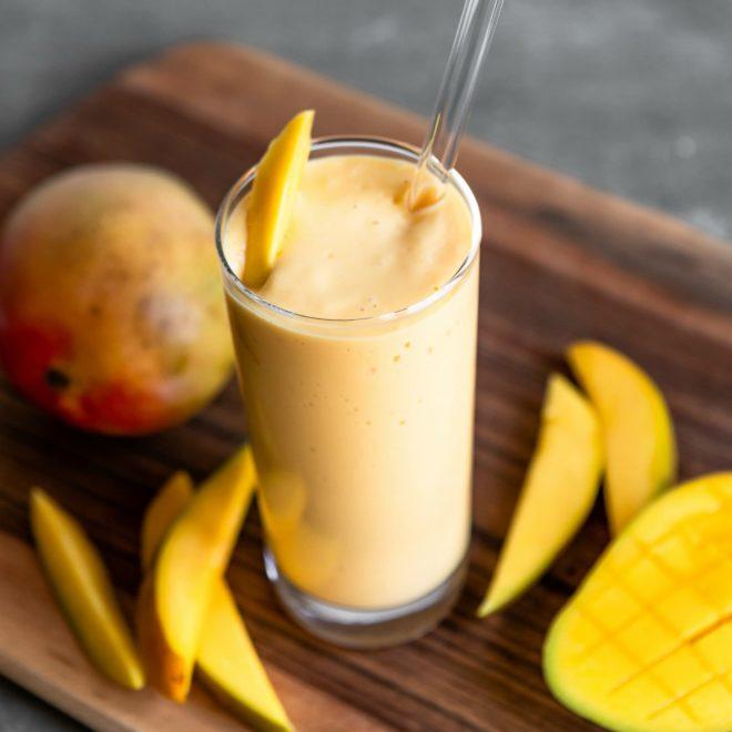 Tropical mango smoothie