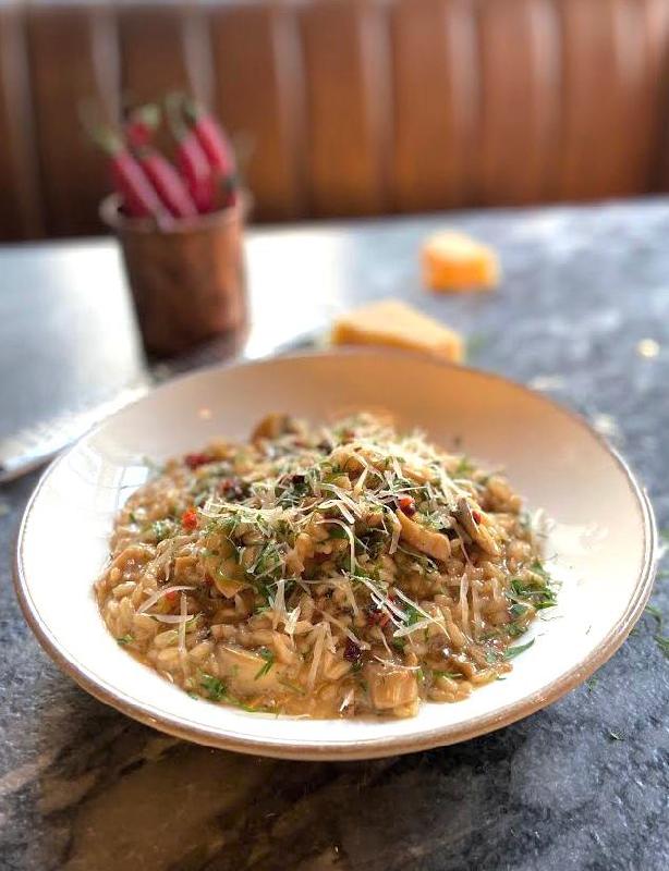 KARIŞIK DAĞ MANTARLI RISOTTO