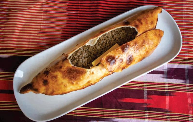 Qapalı pendirli pide