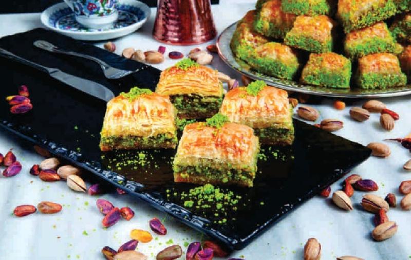 Türk paxlavası/çay