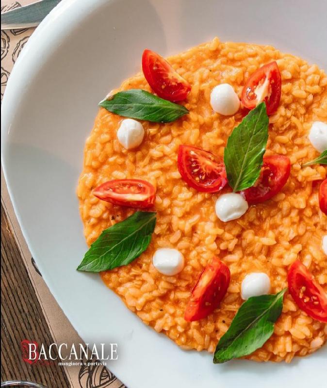 Risotto al pomodoro con Mozzarella di bufala