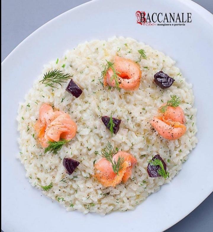 Risotto with Smoked salmon