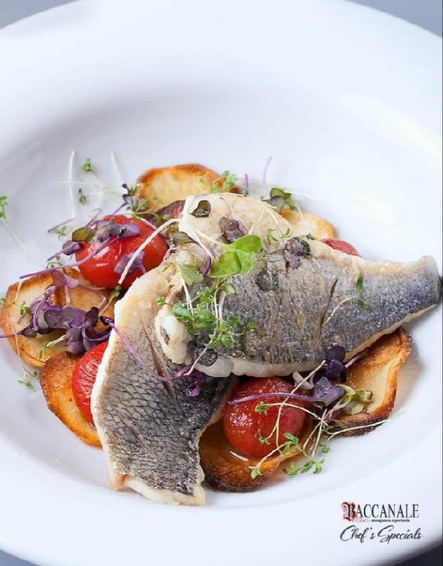 Dorado with crispy potato