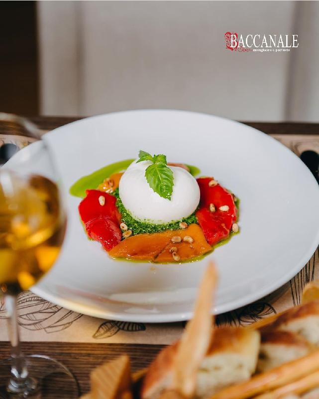 Peperonata with a Burrata