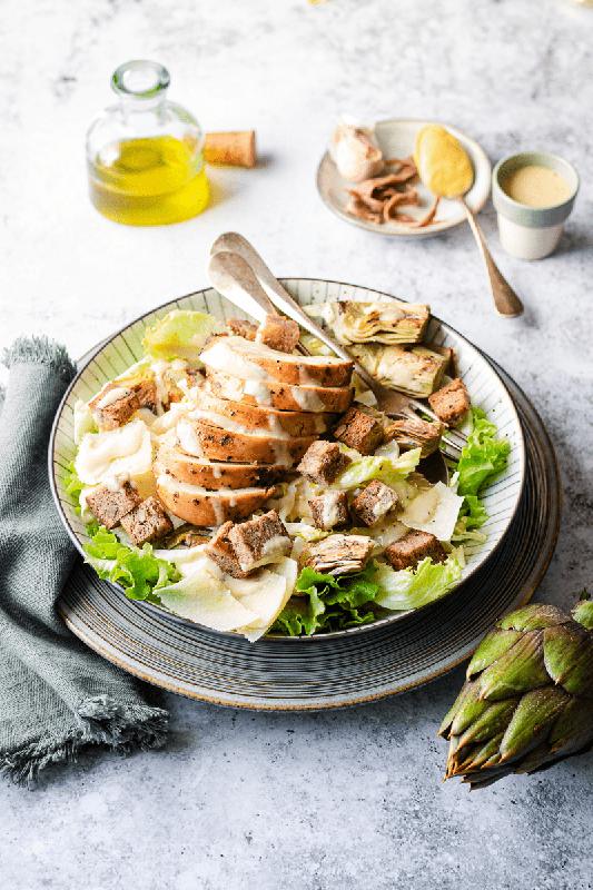 Caesar salad do pollo