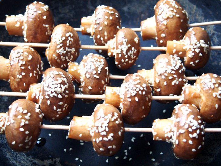 Göbələk kabab