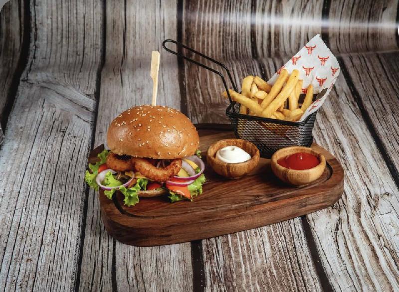 Weggie Burger + Kartof Fri + İçki