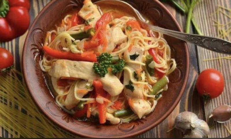 Chicken lagman